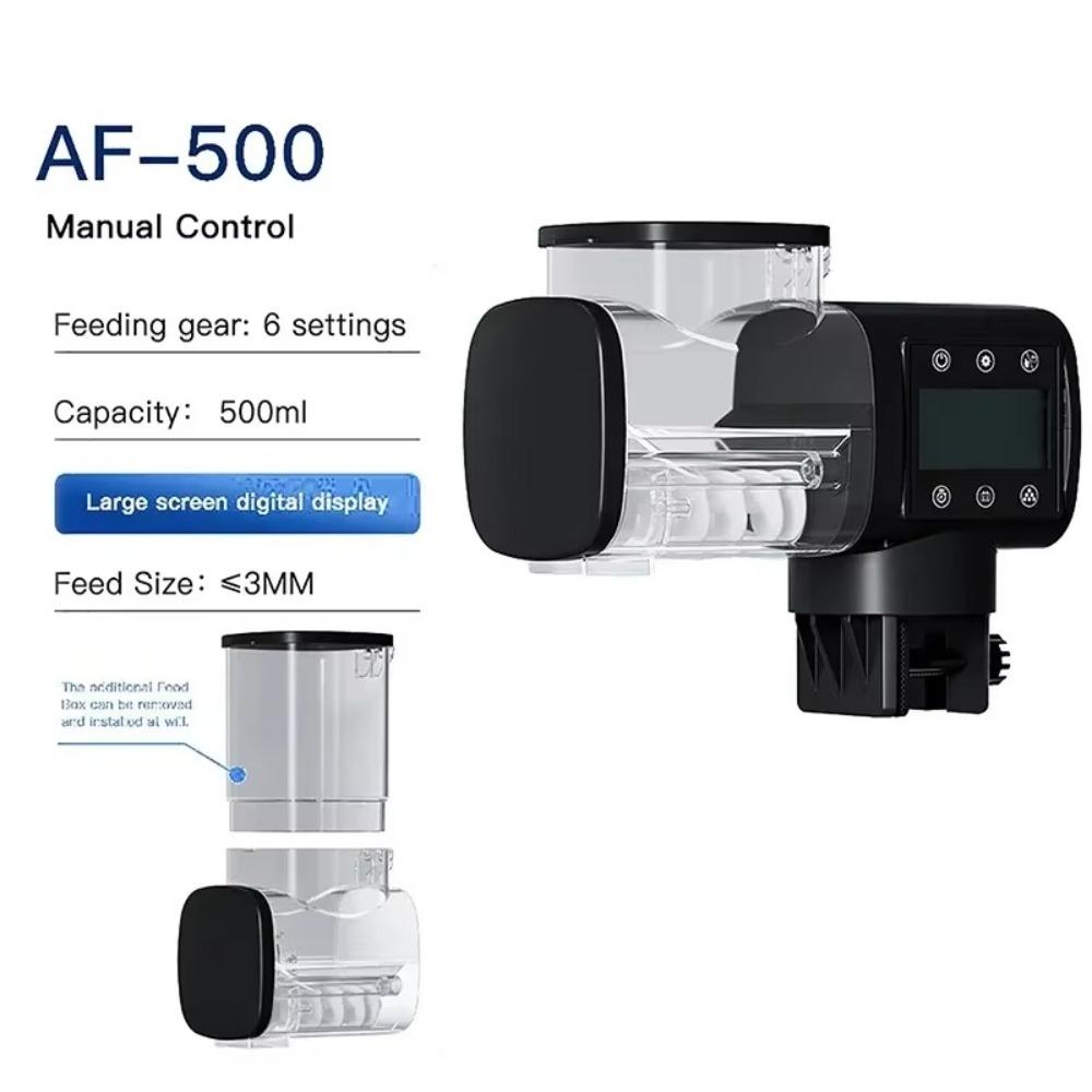 LCD Screen Automatic Fish Feeder Timing Turtle Feeder Professional Fish Food Auto Dispenser