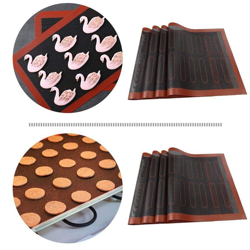 ABWR-2PCS Perforated Silicone Baking Mat Non-Stick Baking Oven Sheet For Cookie /Bread/ Macaroon/Biscuits Kitchen Tools