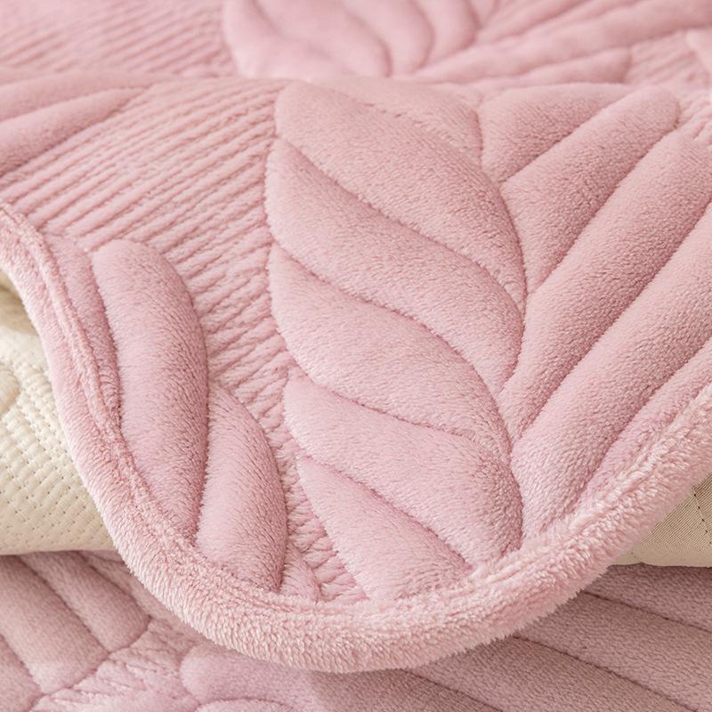 Winter New Fleece Sofa Cushion Non-slip Fleece Thickened Plush Seat Cushion Cover Cover Towel