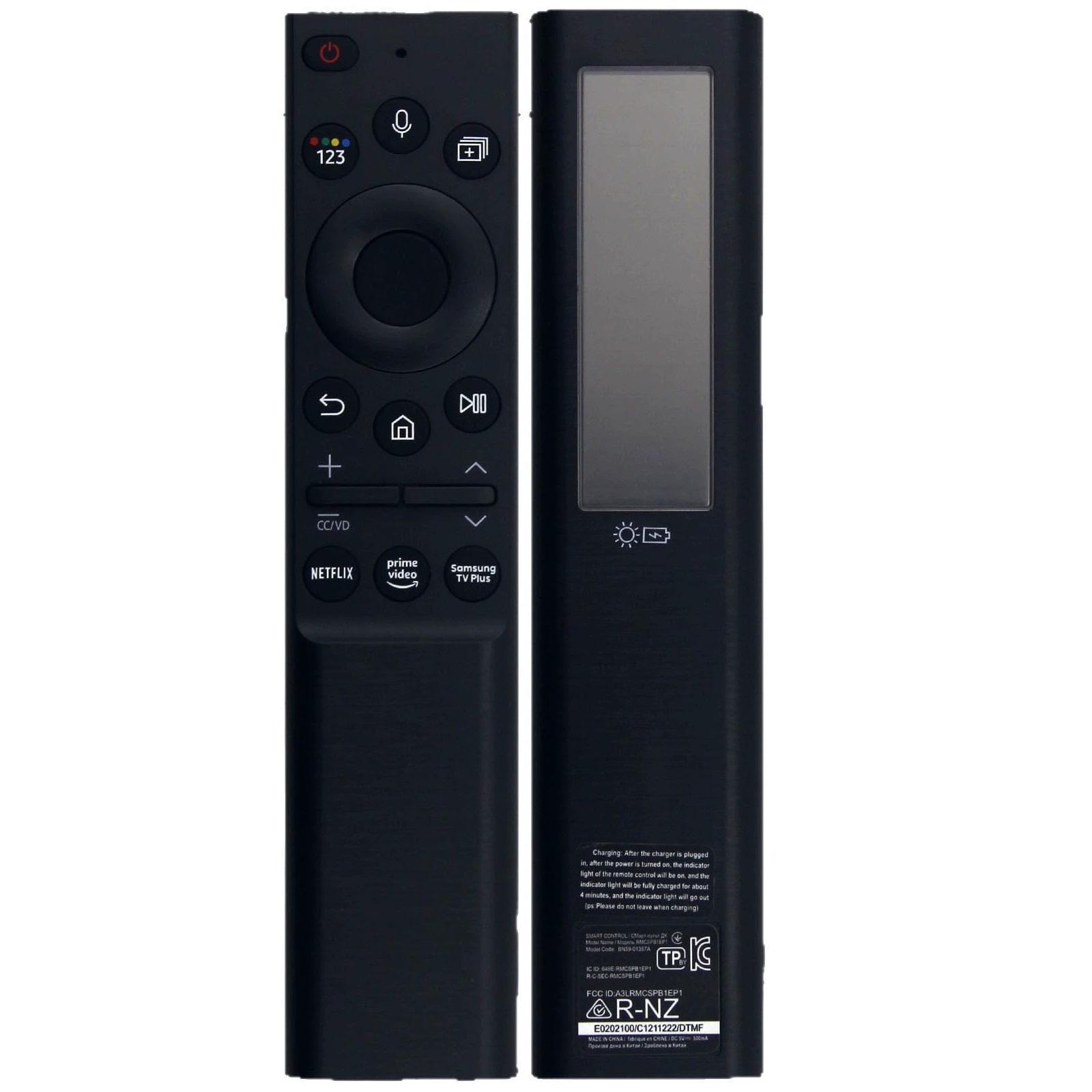 

BN59-01357A For Samsung TV Remote Control Solar Powered Handheld Controller with Voice Function A