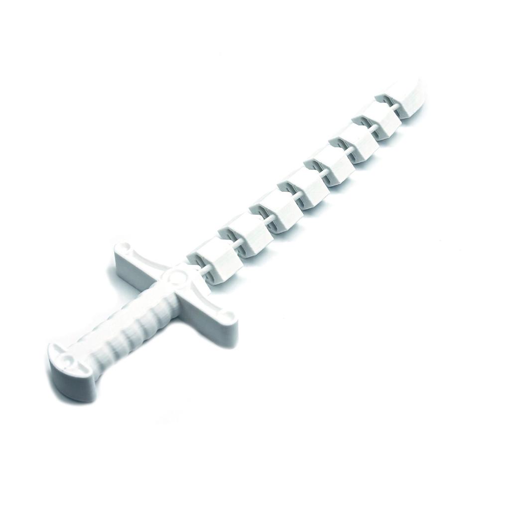 3D Printed Sword Deformation Sword Whip Decompression Joint Movable