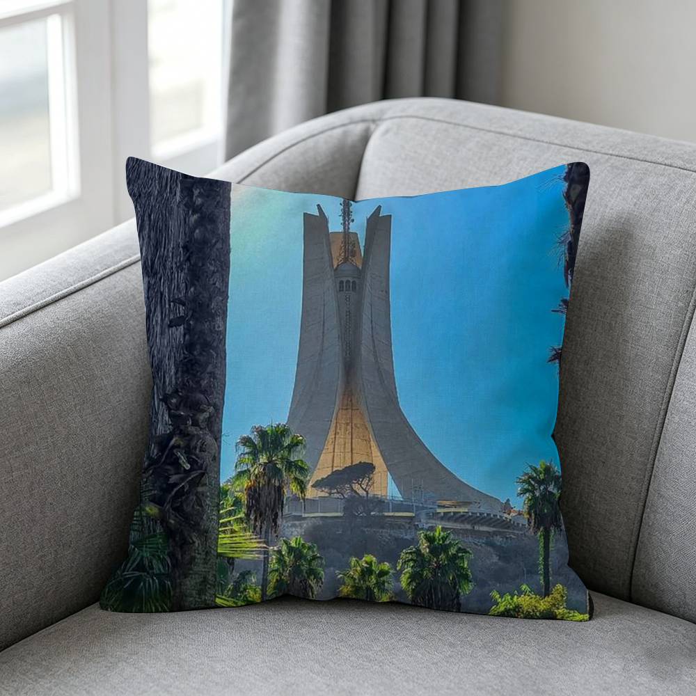 Algeria Flagg Pillow Cover Gift High Definition Digital printingSurprise Vivid Pattern Household