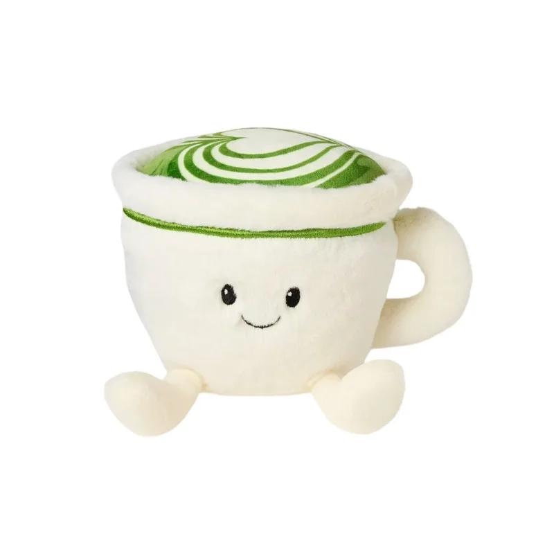 Neues Matcha Latte Plüschtier Niedliches Anime Plüschtier Weiche Stoffpuppe Kawaii Kindergeburtstagsgeschenk Zimmerdekoration Sammlerstück beige