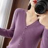 New Spring/Summer V-Neck Loose Plus Size Thin Knit Long Sleeve Cardigan Sweater Set