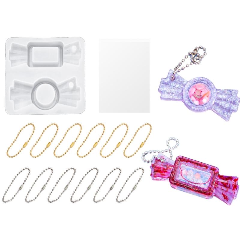 Resin Molds Jewelry,Pendant Silicone Molds for Epoxy DIYer Resin Casting for Pendant,Keychains DIY Gift 1
