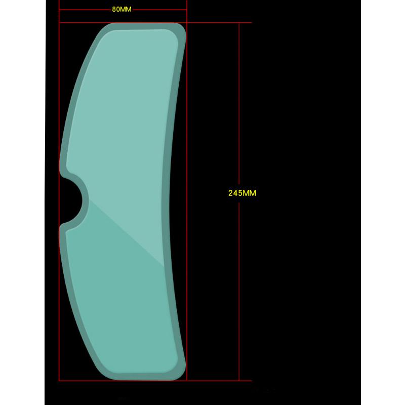 Voděodolná fólie na hledí motocyklové přilby, Univerzální fólie proti dešti a mlze, Průhledná samolepka na hledí, Anti-fog fólie na přilbu, Vizor