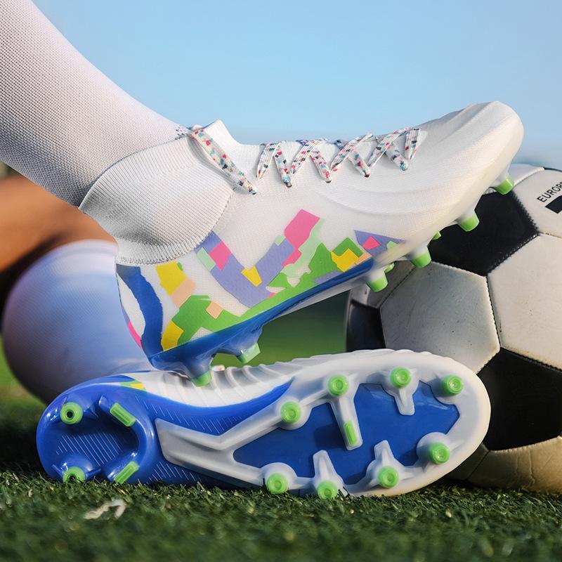 Manufacturer Professional Competition Indoor New GX Moon Fury Assassin High-top Broken Nails Men's and Women's Football Shoes