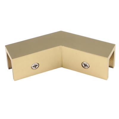 Accessory Brass Shower Door Bracket 8-12mm Glass Clamp Brass Shower Door Bracket Modern Bathroom Decor For Shower Enclosures