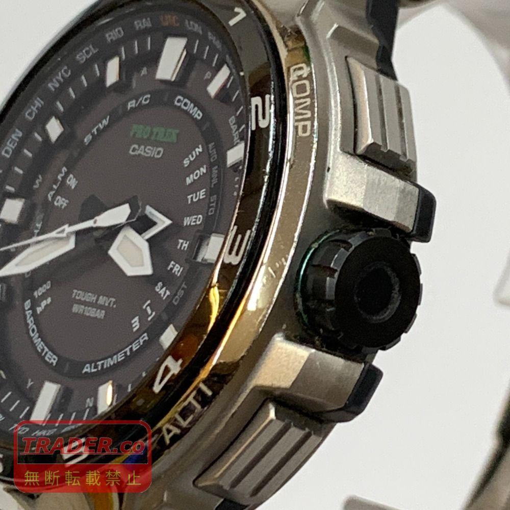 Used 04w7717[Used] Casio CASIO PROTREK PRX-7000T-7JF Watch Outdoor Watch Analog PROTREK MANASLU [Hachioji Store]