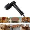 90 Degree Electric Drill Right Angle Bender Extension Fitting Conversion Angle Drill Three Jaw Chuck Conversion Head-