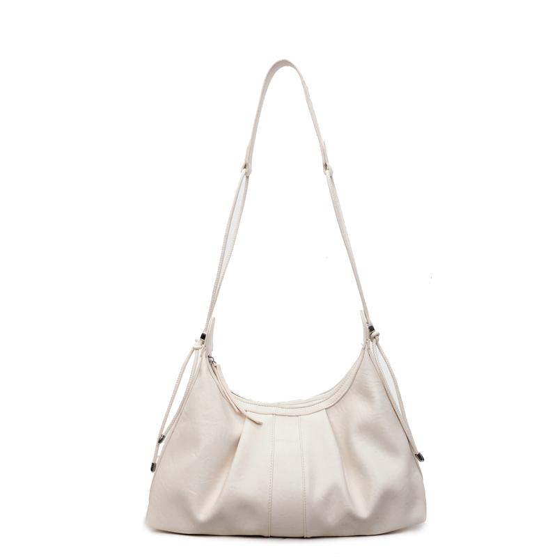 

New Retro Large Capacity Versatile Casual Tote Bag 2026 High Quality Underarm Women s Bag Fashi Ccise Commute Shoulder Bags бежевый