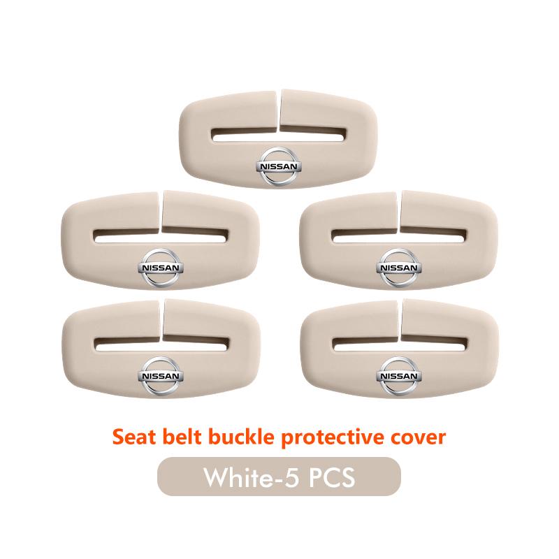 Silicone Seat Belt Buckle Cover Universal Car Anti Scratch Protector For Nissan Almera Versa Pathfinder Maxima Murano Armada