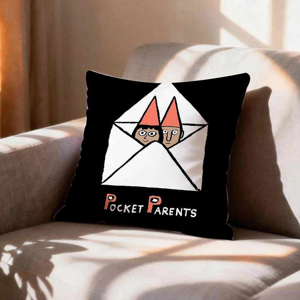 Flat Color Wall Art Jean JJullien MMinimalist Pillow Case Pattern Printed Pillowcase For Living Room Sofa Cushion Cover