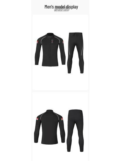 New Ouzo 1.5mm Split Wetsuit: Unisex Slim Fit, Sunscreen & Warmth, Perfect for Couples