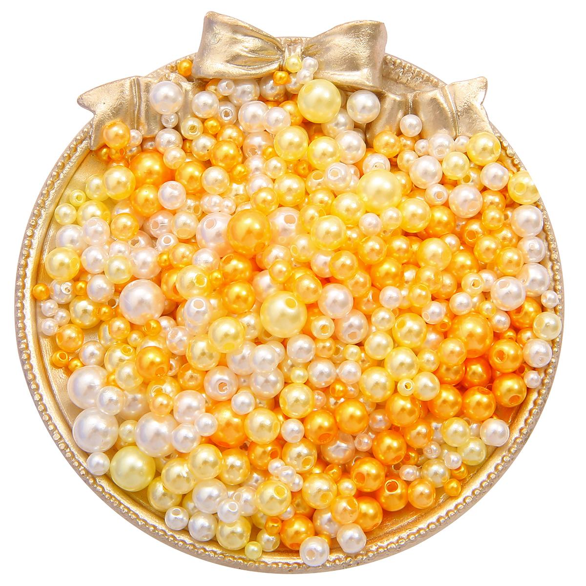 

150 шт. 3-8 мм круглые искусственные бусины из АБС-пластика с прямыми отверстиями для изготовления ювелирных изделий