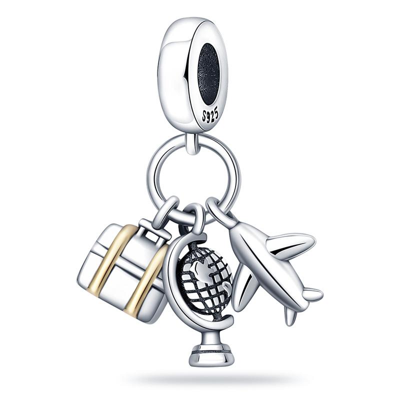Mărgele Charm Mărgele Charm Mărgele Charm Culoare Cupru Fundă Cruce Arborele Vieții Mărgele Charm Compatibile Cu DIY Brățări Tip Bangle Autentice Pandantiv Charm Jew