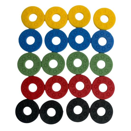 10 Pcs Guitar Strap Locks PE Guitar Strap Blocks Safety Lock Protector for Bass Ukulele Acoustic Electric Guitar Accessories