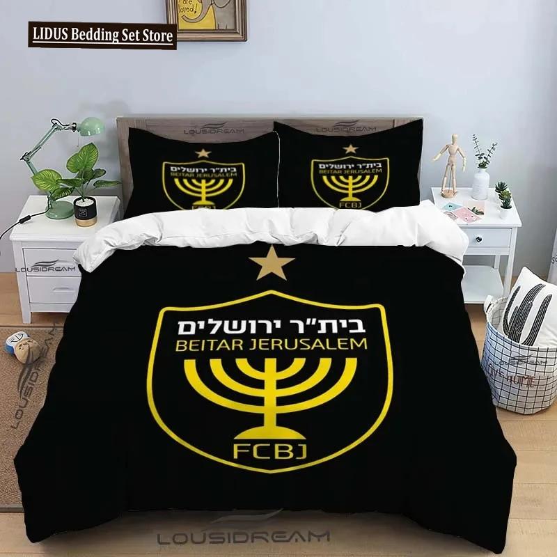 

Beitar Jerusalem Fc All Season Twin Постельное белье Комплект из 3 предметов Одеяло Покрывало Двуспальное Одеяло King Покрывало Домашний Текстиль 218x177cm 86x70in