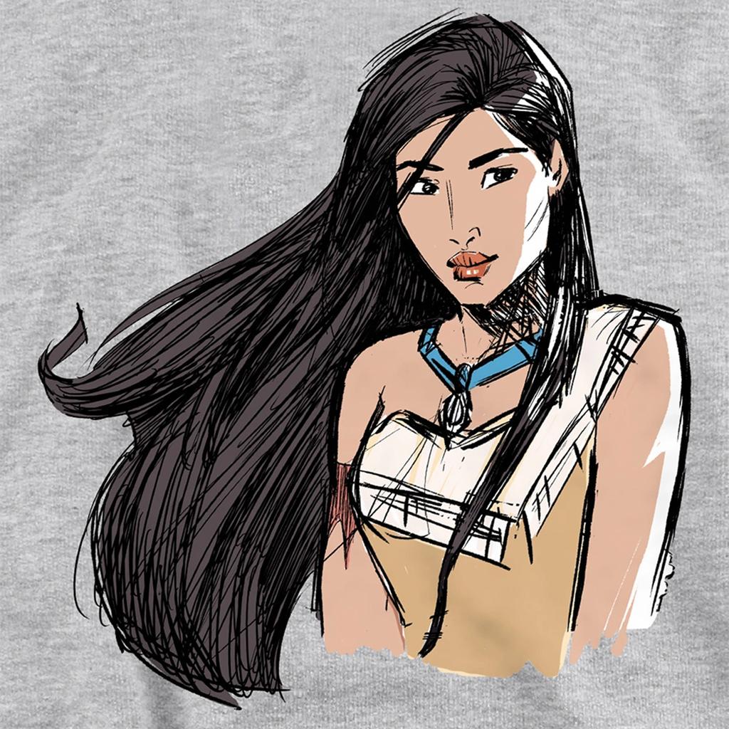 Pocahontas Childrens/Kids Sketch Hoodie