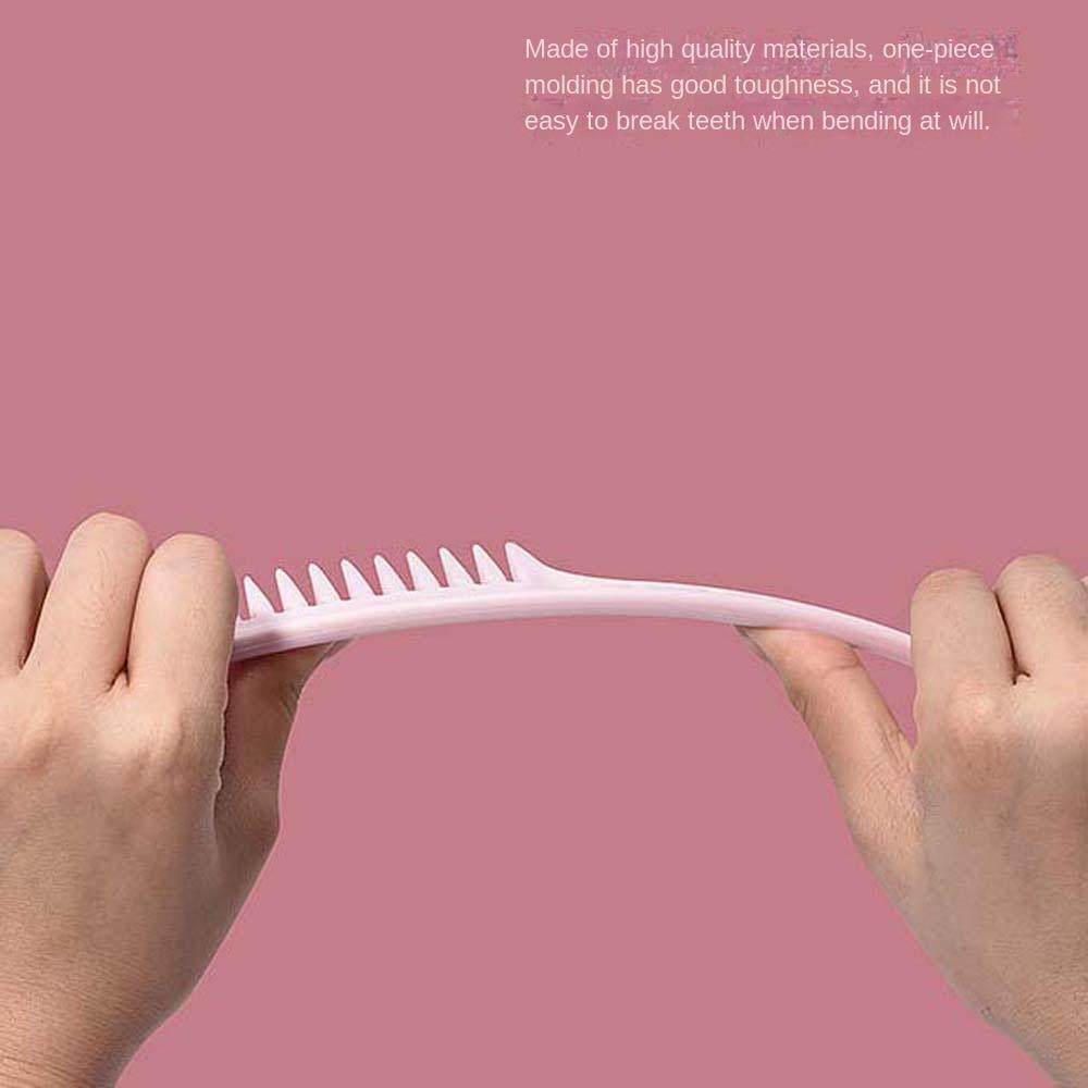 Hair Styling Tool Wide Tooth Comb Salon Dyeing Wide Curly Hair Brush Portable   Hair Salon