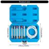 Strong Brake Bleeding Tool Set 7 12mm With Sandblasted Metal Wrenches And Organized Storage Case