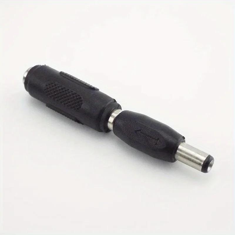 DC Conversion Head Jack Double Male To Male 5.5*2.1MM / 5.5X2.1mm Female To Female Panel Mounting Adapter Connector Plug