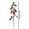 Green Leaves Simulation Berry Branches Red Faux Mulberry Fruit  Festival Supplies