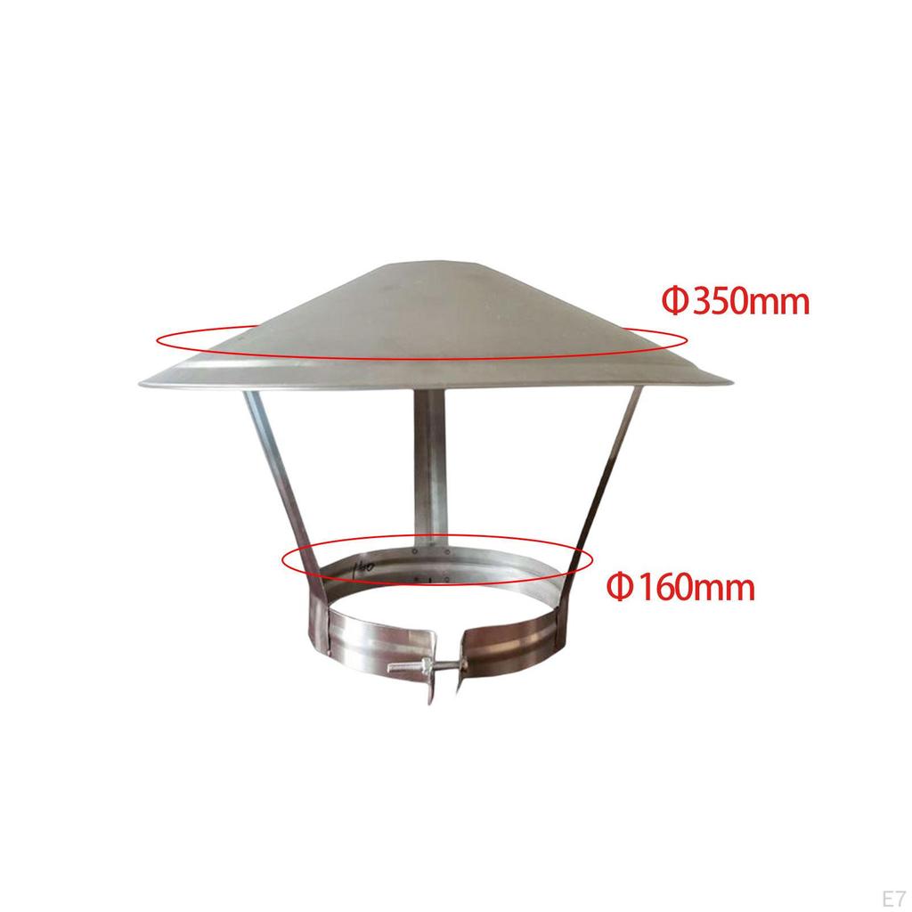 Chimney Exhaust Pipe Rain Hat Practical Flue Durable Replacement