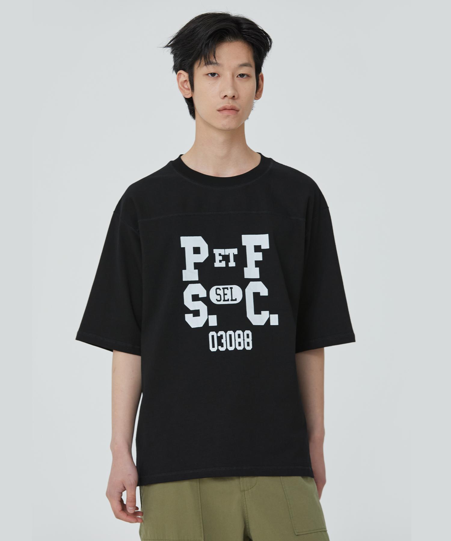 Public Figure Pfsc Football T-Shirt_Black 2