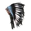 Indian Feather Headdress Lightweight Headpiece for Carnival Cosplay Performance