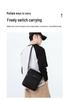 Men's Large Capacity Travel Shoulder Bag - Business and Casual Crossbody with Multiple Compartments
