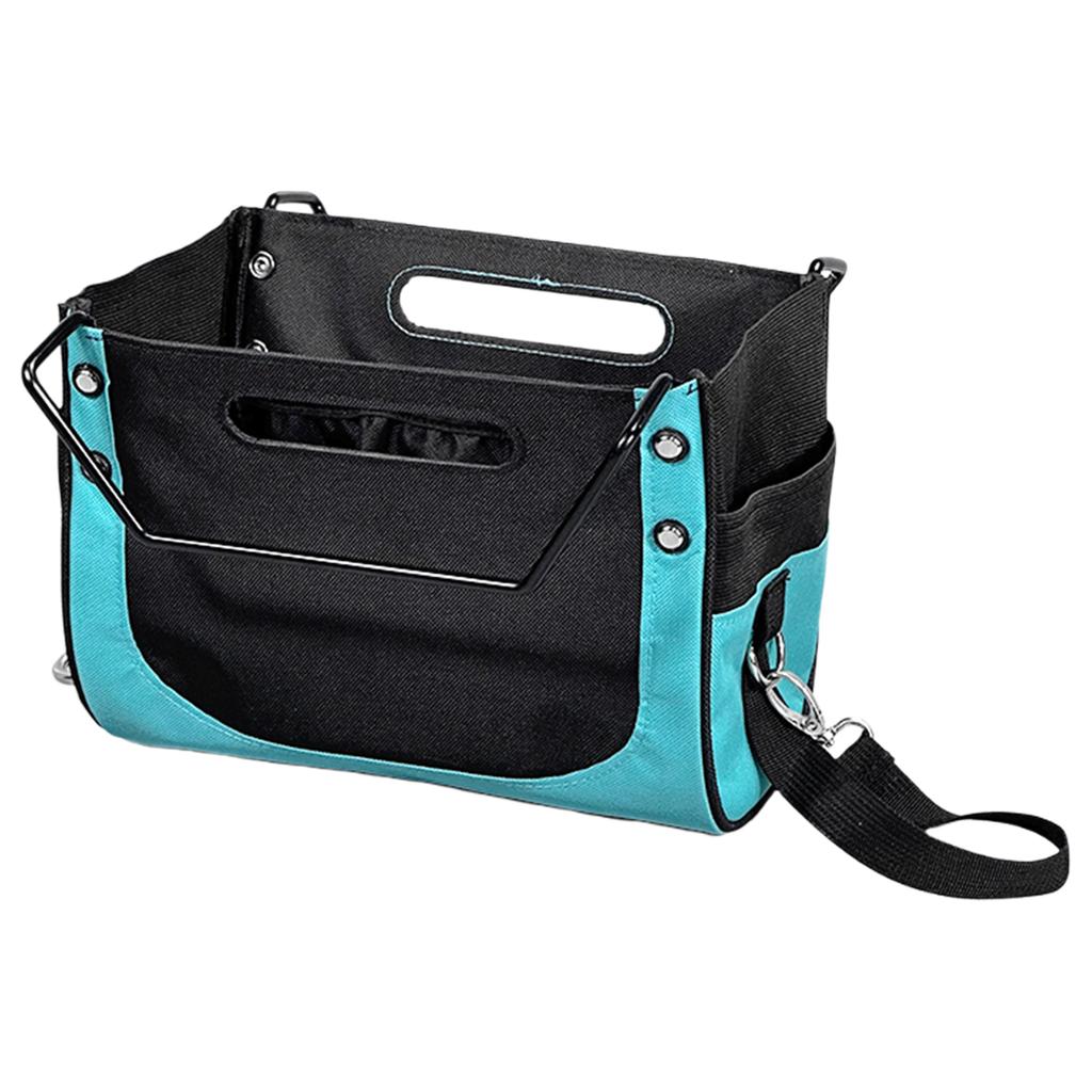 Ladder Multipurpose Tool Pouch Waterproof Oxford Cloth Hanging Tool Organizer Bag Large Capacity Folding Ladder Tool Storage Bag