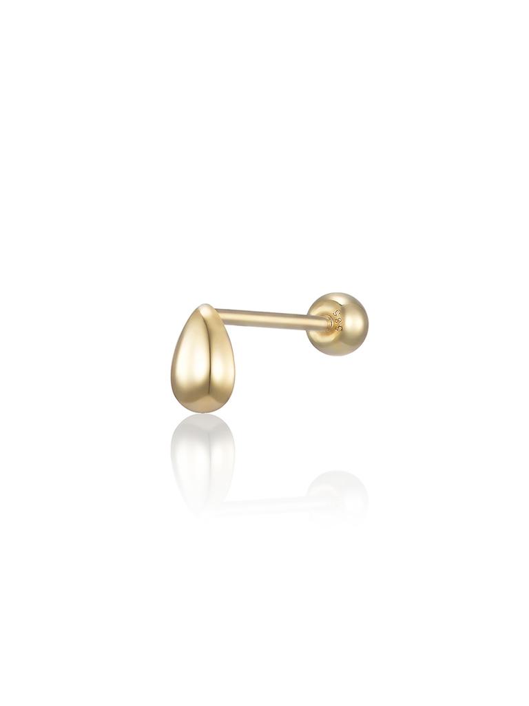 Lunne 14K Mini Teardrop Piercing (14K Gold) #Lfpi15