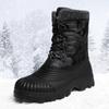 Winter Plush Boots Men Camouflage Thick High Top Work Boot Outdoor Warm Snow Boots Man Cotton Shoes Safety Motorcycle Ankle Boot