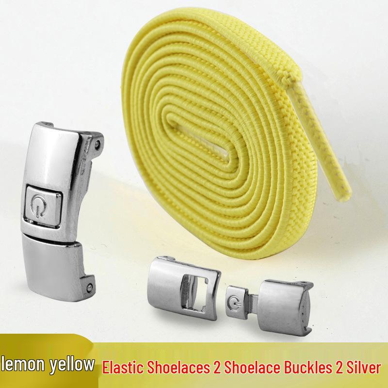 Mesh No-Tie Shoelaces with Interlock Buckle for Men & Women