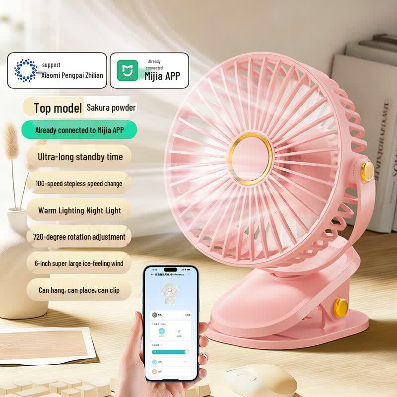 Kobins Portable Clip-On USB Desk Fan