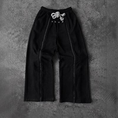 European and American Dark Rock Style Hanging Down Casual Pants