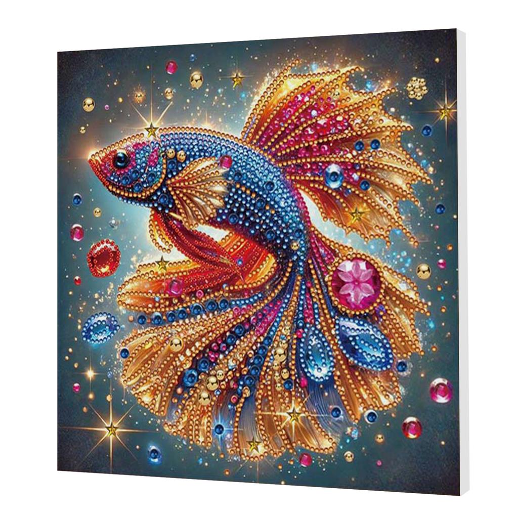 DIY Special Shape Drill Art Craft Pearl Diamond Painting with Frame 25x25cm Pearl Art Painting Set for Adults Home Wall Decor