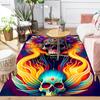 Artistic Skull Rug Floor Mat for Living Room or Bedroom Soft and Comfortable Carpet a Gift for Birthday and Holiday.MFF0918596