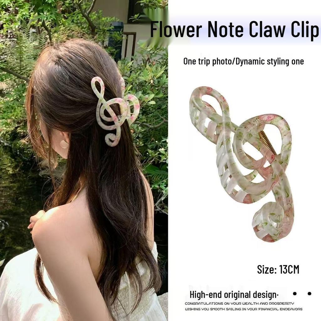 Koreanischer Eleganter Kürbisbogen Polka Dot Haarspange - Groß, Cremige Texturierte Hochsteckfrisur-Accessoire