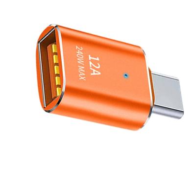Type C To USB 2.0 Adapter Supports 480Mbps Data Transfer and Charging for Smartphones Tablets and More