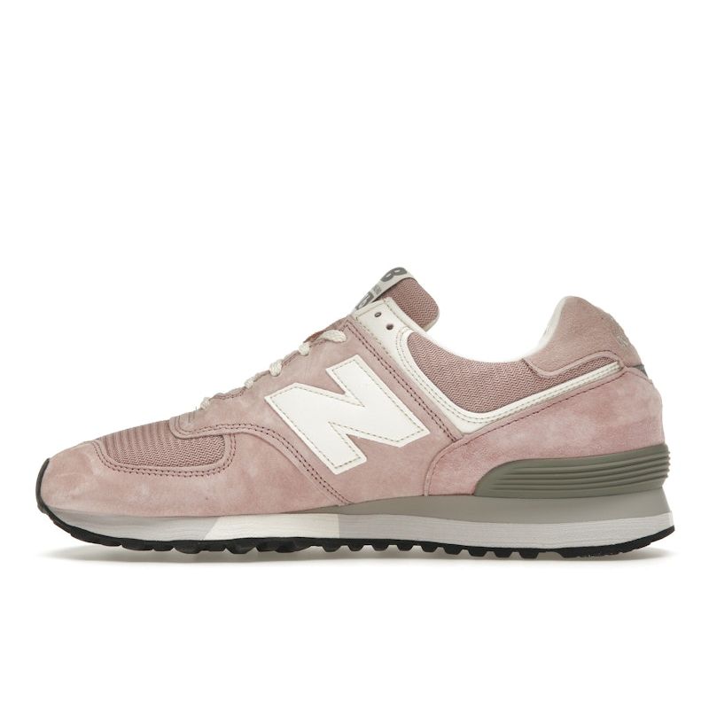 New Balance 576 Wyprodukowano w Anglii Blady Mauve Męskie Sneakersy Różowe Kokosowo-Mleczne Szeptano-Białe OU576PNK