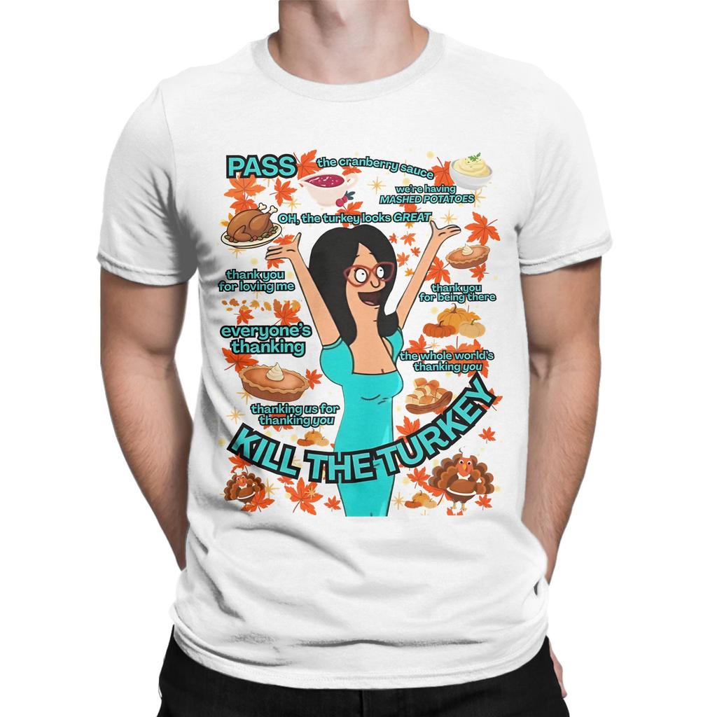 Unisex Unisex Tshirts Louises Belcher Novelty Pure Cotton Tee Shirt Short Sleeve Bobs Burger Anime T Shirt Round Neck Clothing