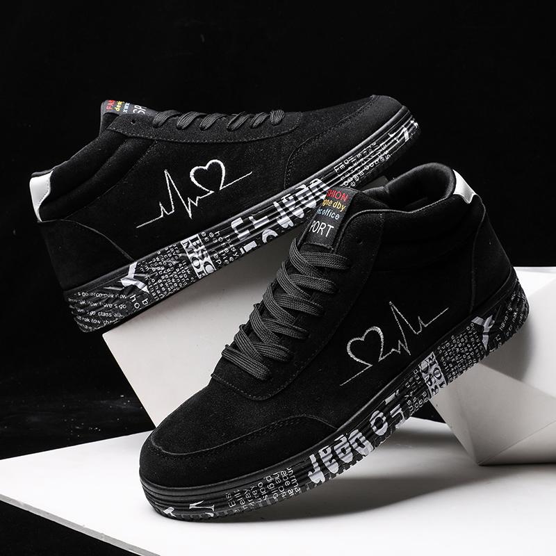 Fashion Red High Top Sneakers Women Shoes 2025 Spring Canvas Running Women's Casual Sport Shoes Man Graffiti Basket Femme Big Size 35-44