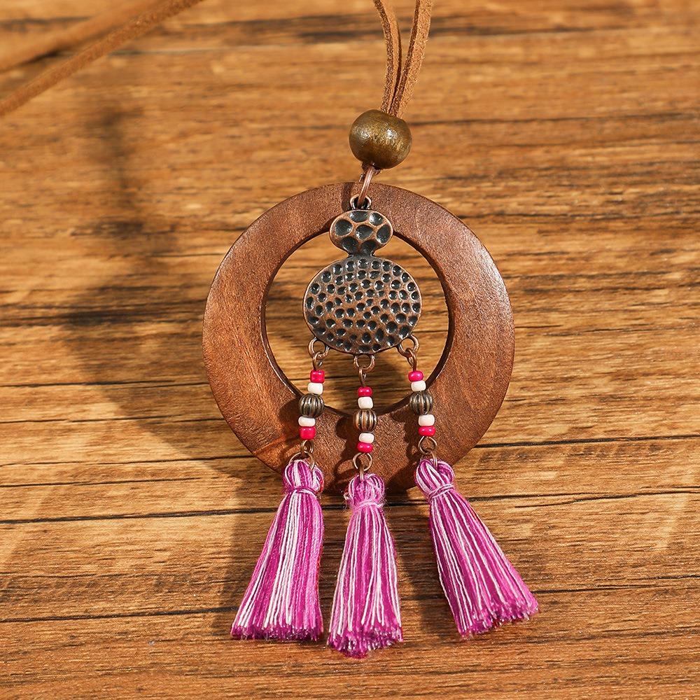

Women Fashion Boho Long Neckalce Elegant Tribal Necklace Retro Turquoise Shell Pendant Jewelry 9