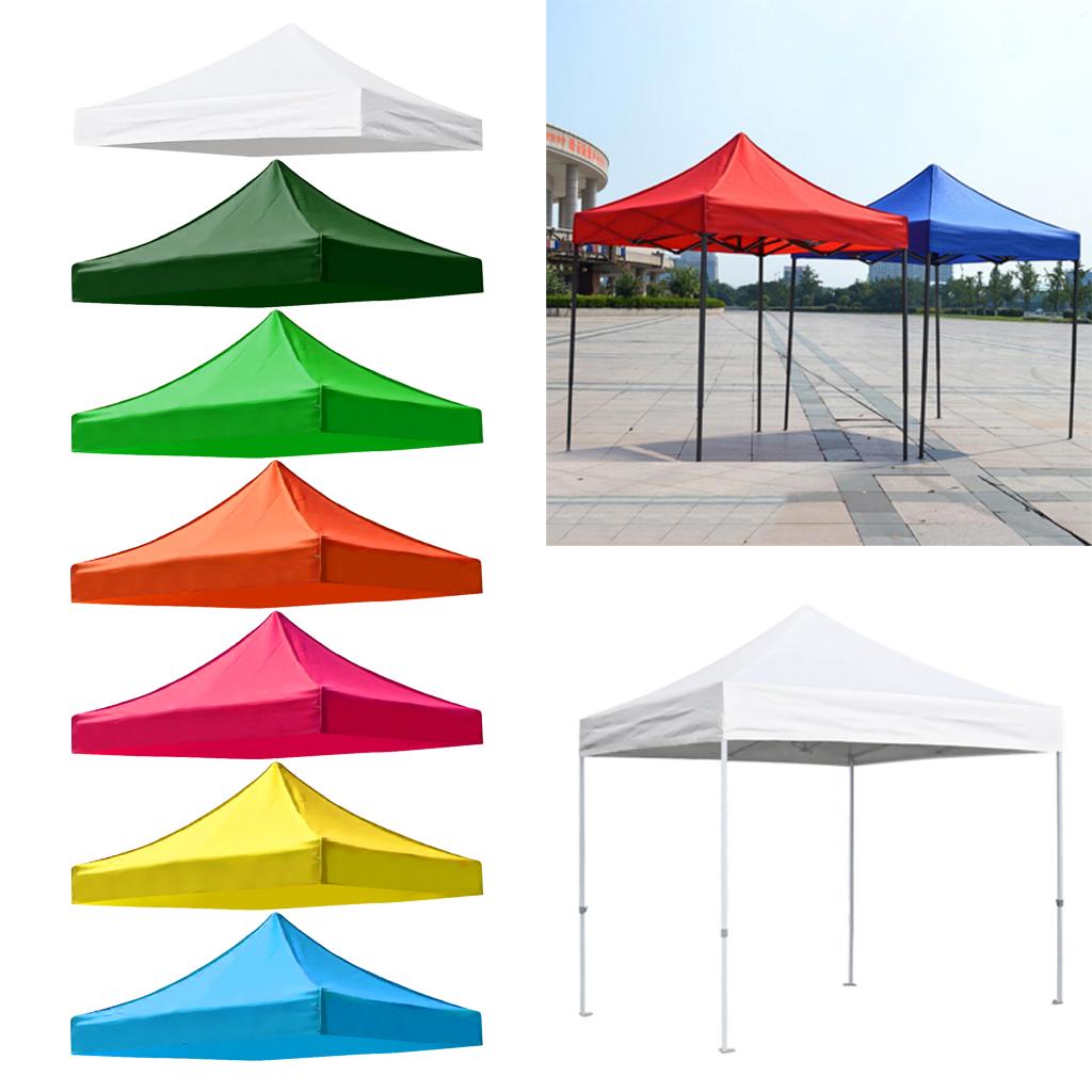 Waterproof Tent Top Cover Outdoor Camping Tent Canopy Top Replacement Cover 420D Oxford Protection Garden Fishing 2.9 X 2.9M