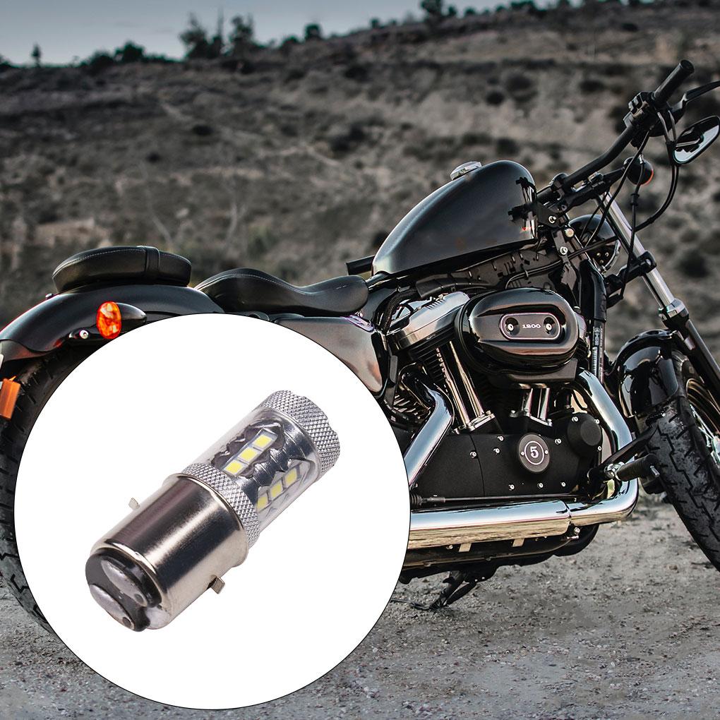 Aluminium Motorbike Light Detachable 800lm 80W 12-24V Modified Upgrading Sealed Heats-resistant Lamp Part Accessories