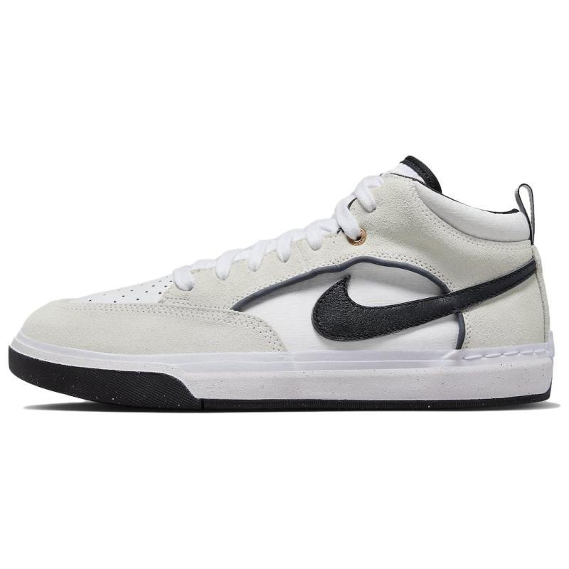 Nike Sb React Leo Baker White Black Skateboard Shoes DX4361-100