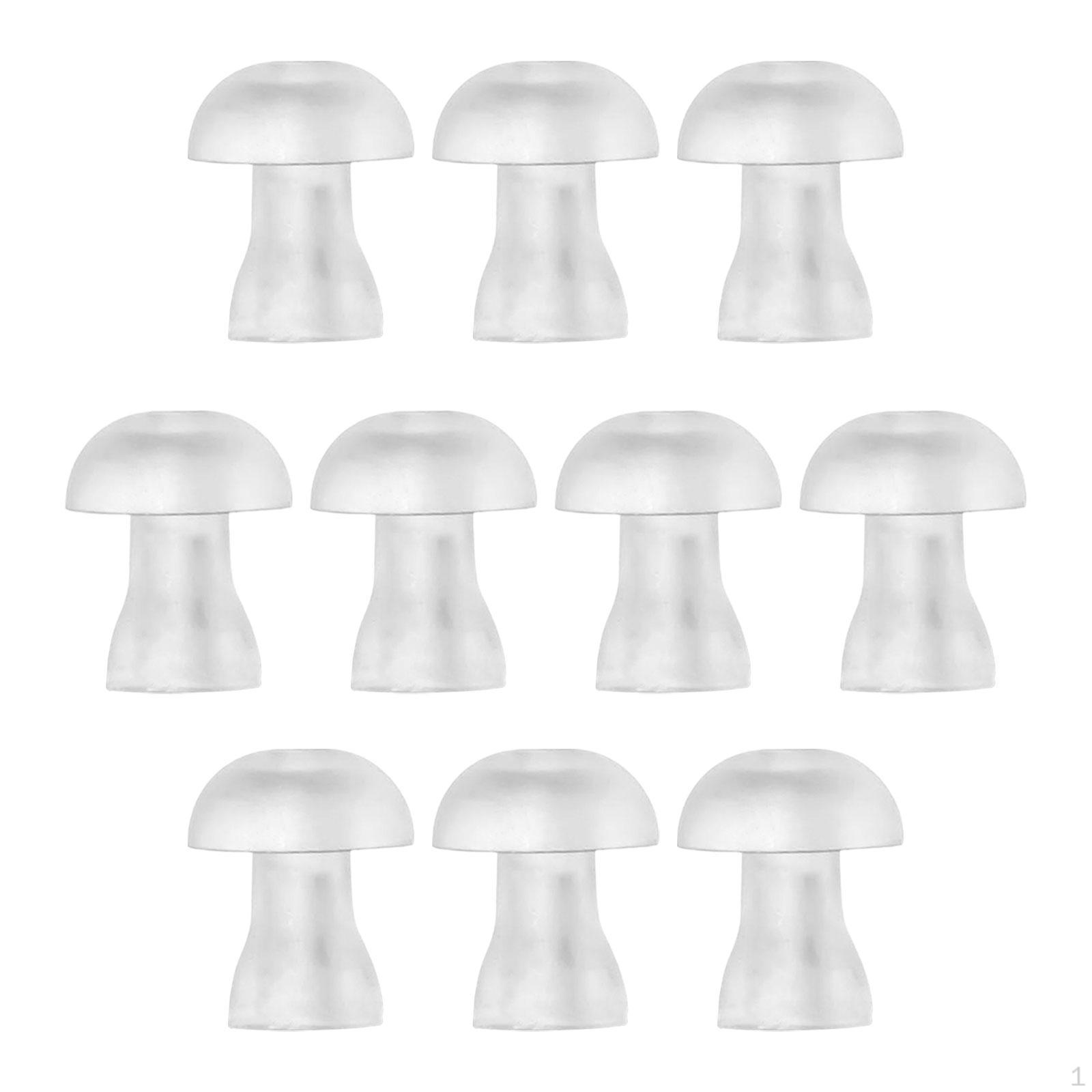 10 штук Насадки для наушников, Сменные вкладыши, Аксессуары, Прочные, Портативные, Удобные, Силиконовые