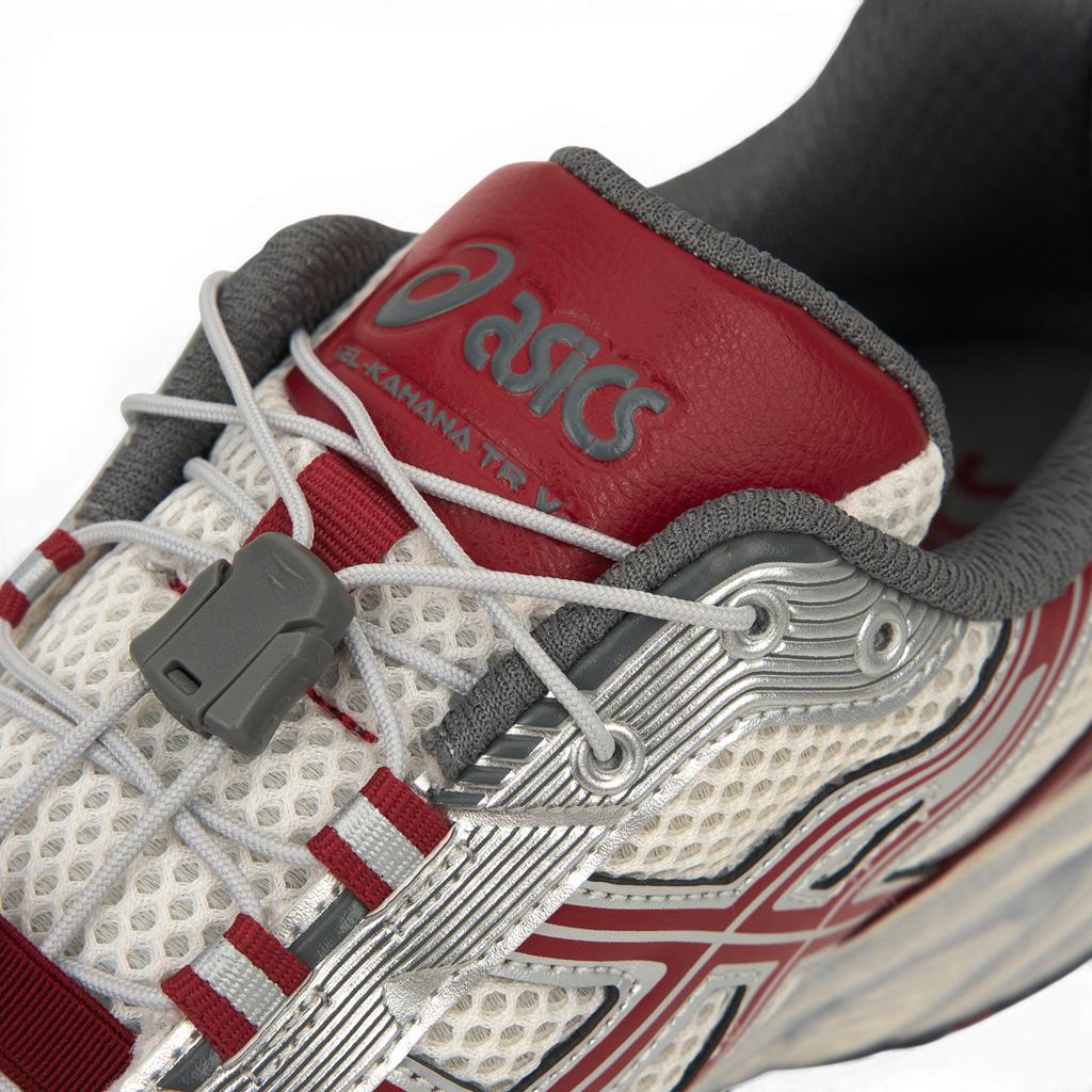 Asics Gel Kahana TR V4 Red Silver Unisex Sneakers White 1203A585-100